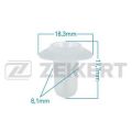 Zekkert BE1809 клипса Ford