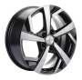 Легковой диск Khomen Wheels KHW1712 7x17 5x112 ET43 57,1 Black-FP