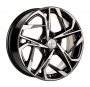 Легковой диск Khomen Wheels KHW1716 7x17 5x108 ET45 60,1 Black-FP