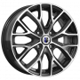 Легковой диск КиК Лилиом 6x16 4x100 ET49 54,1 Алмаз черный